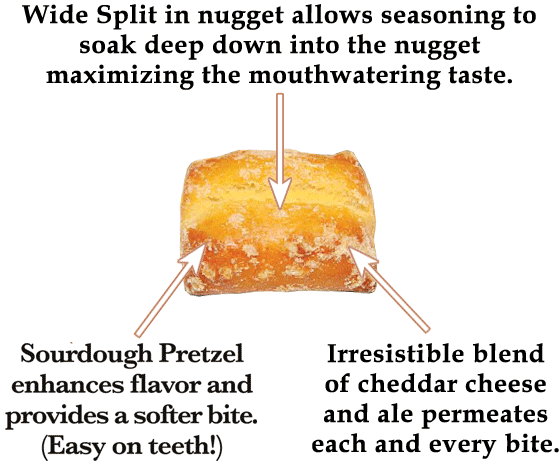 Pretzel Pete; Cheddar & Ale; Cheese & Ale; Sourdough Pretzel; Flavored Pretzel